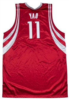 2003-04 Yao Ming Game Used Houston Rocket Road Jersey 